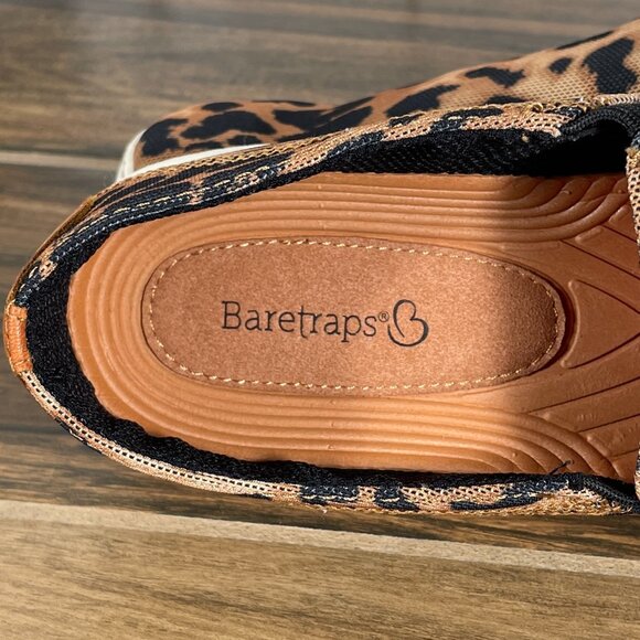 BareTraps Yadier Womens Size 7 Shoes Leopard Print Casual Slip On Sneaker - Picture 10 of 12